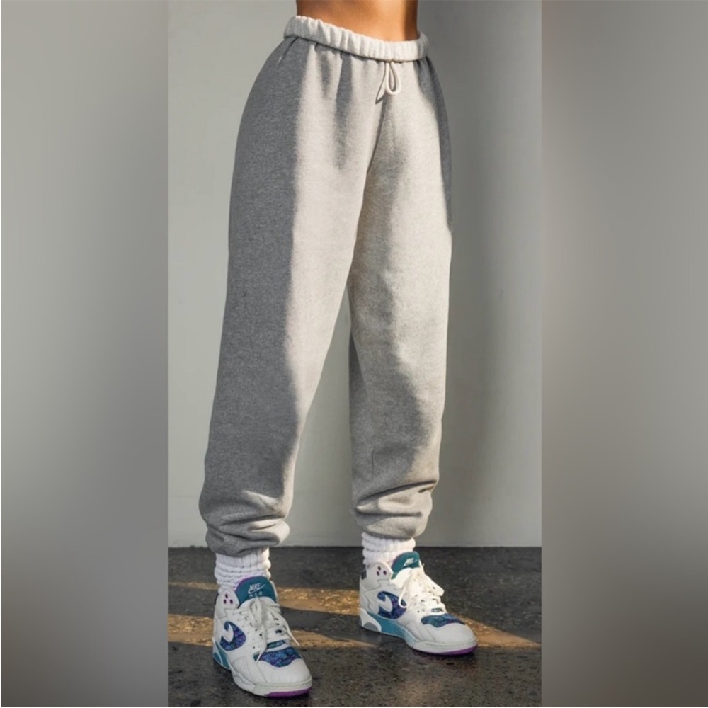 Joah Brown Oversized Jogger Classic Grey French Terry